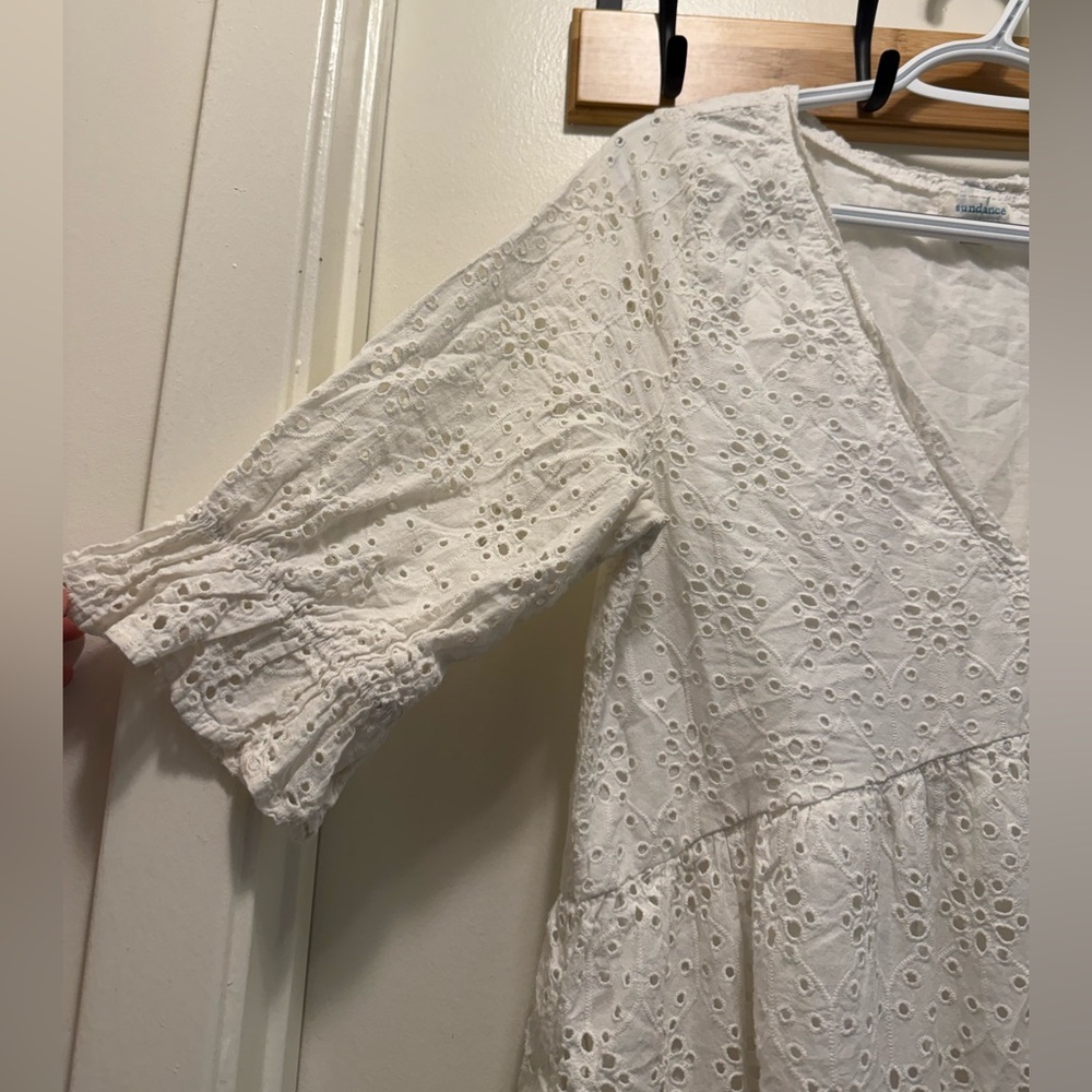 Sundance Jasmine Eyelet Tiered Dress - Picture 3 of 6